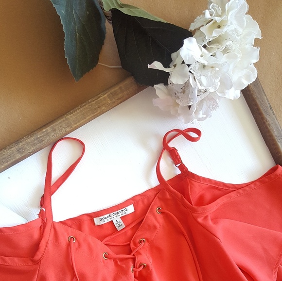 🌺Bright Red off the shoulder dress - Picture 5 of 6